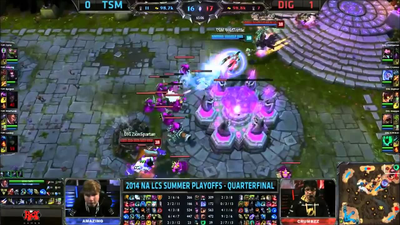 Insane TSM vs DIG game 2 finish