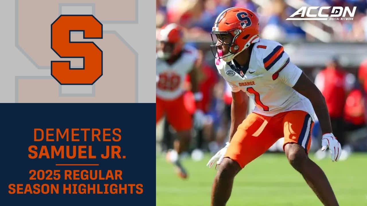 Demetres Samuel Jr. 2025 Regular Season Highlights | Syracuse CB
