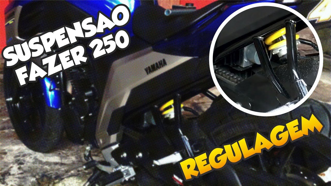 FAZER 250 | COMO REGULAR A SUSPENSAO TRASEIRA