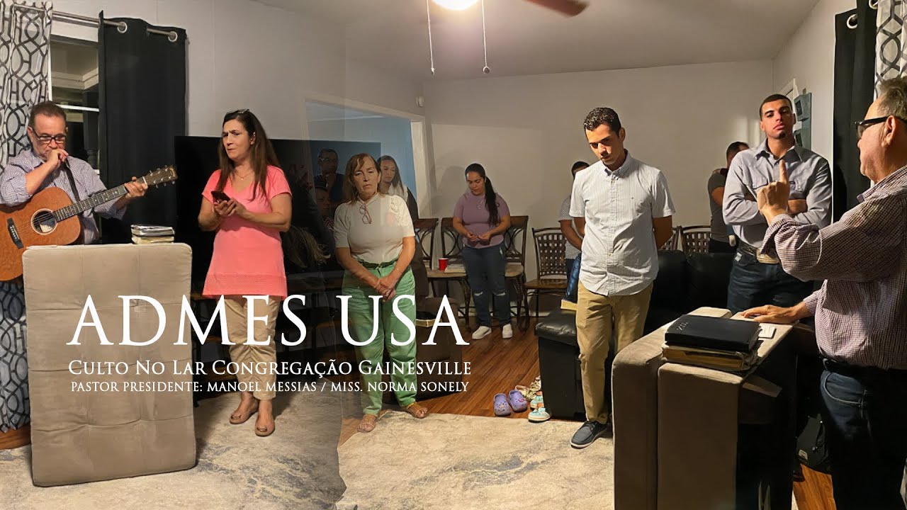JORGE ARAUJO E EULA PAULA - LOUVOR NO CULTO NO LAR - ADMES GAINESVILLE USA