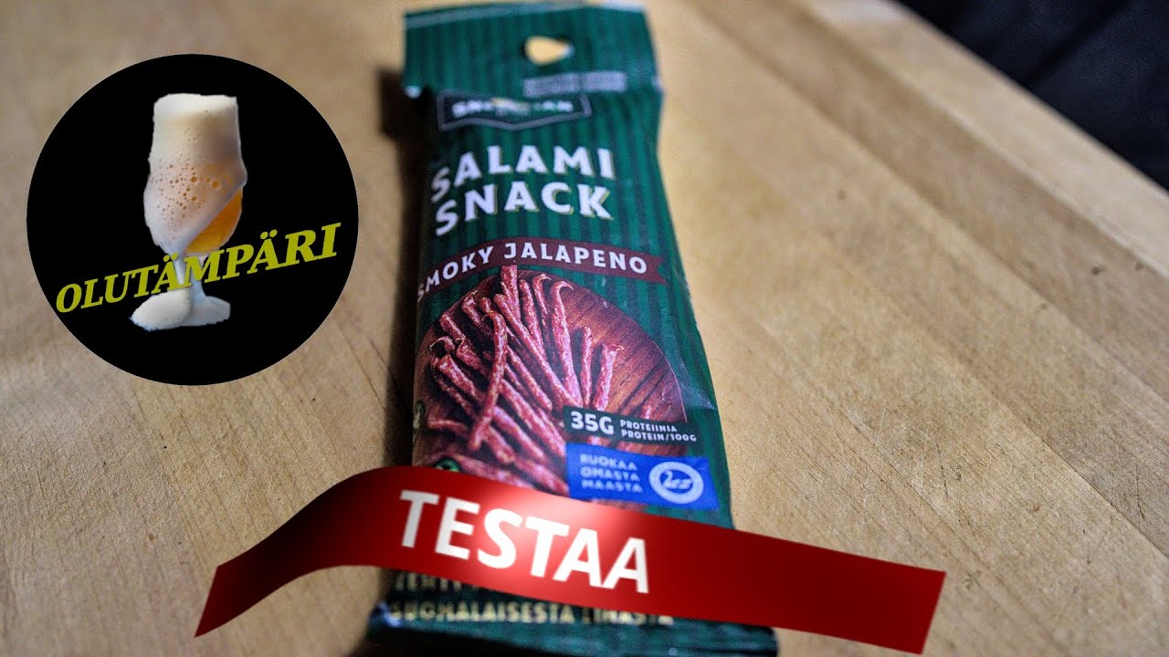 Olutämpäri testaa: Snellman - Salami Snacks Smoky Jalapeno