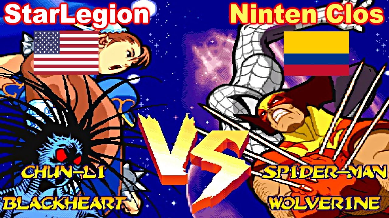 Marvel Super Heroes Vs. Street Fighter - StarLegion vs Ninten Clos