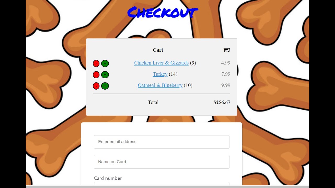 HTML/JavaScript/JQuery - How to Create an Interactive Shopping Cart