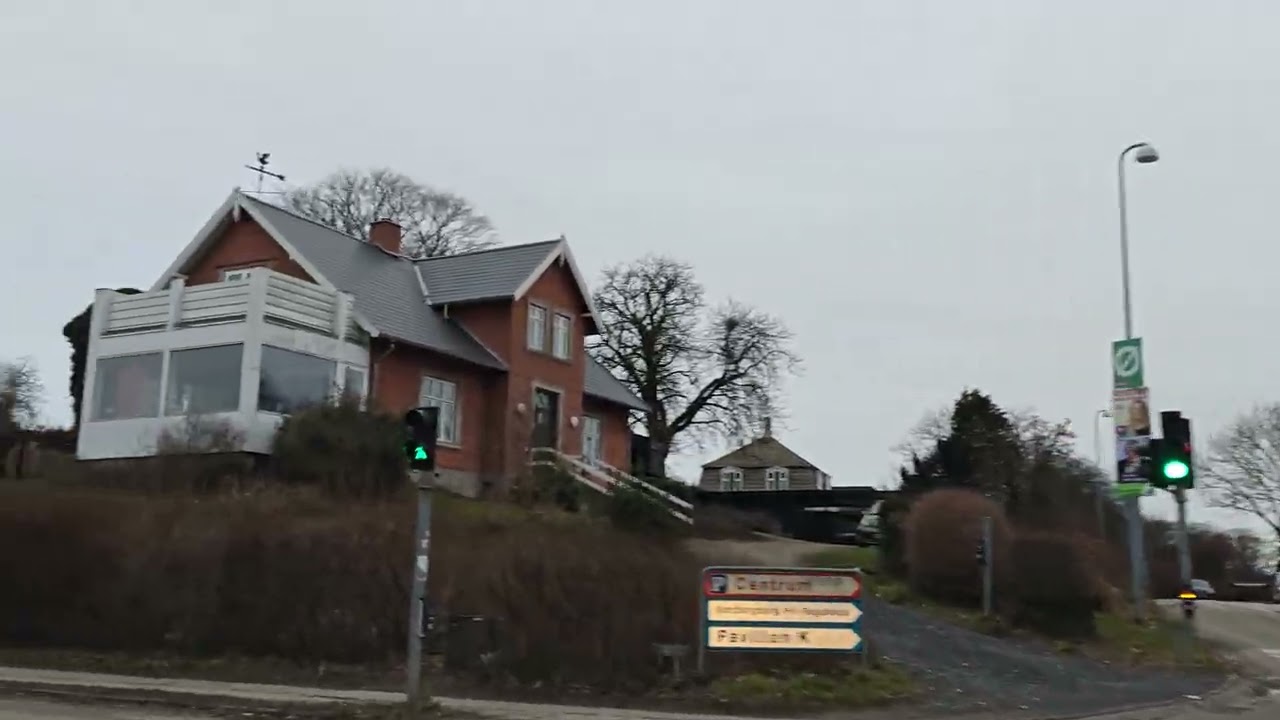 Quiet Countryside in Denmark – Day Drive. Vordingborg. 4K