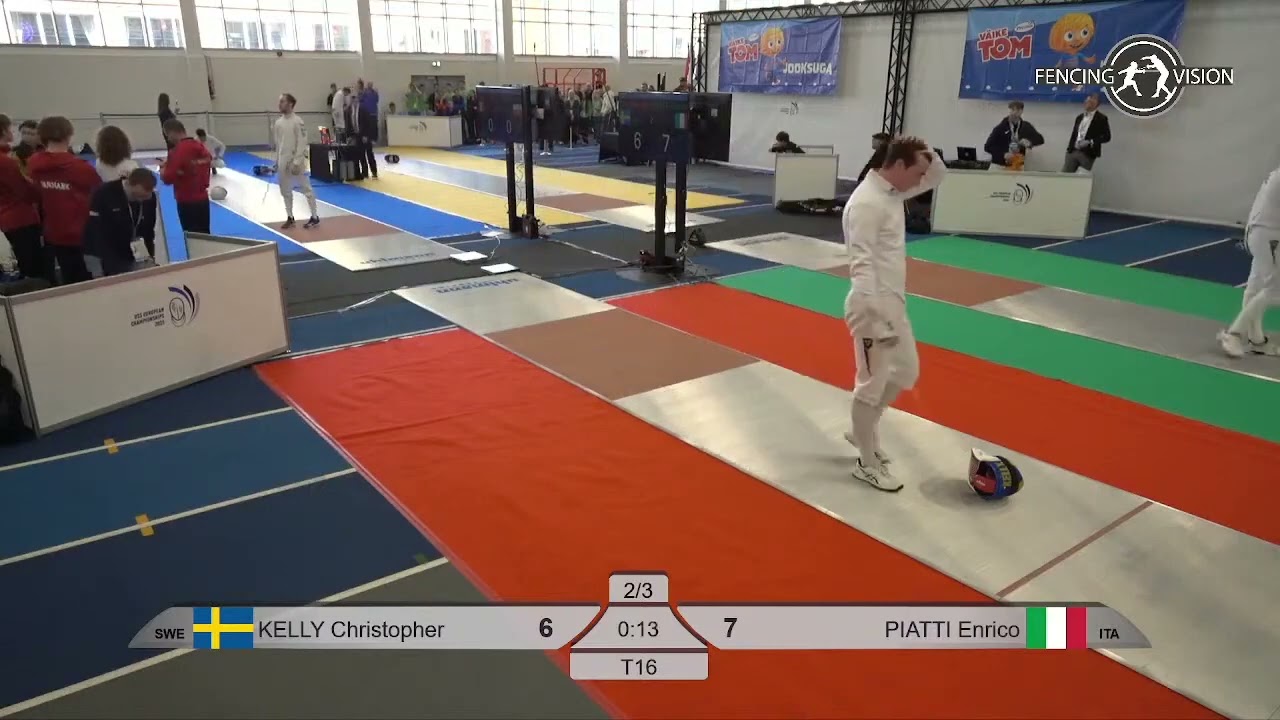 2025 U23 European Championships KELLY Christopher vs PIATTI Enrico