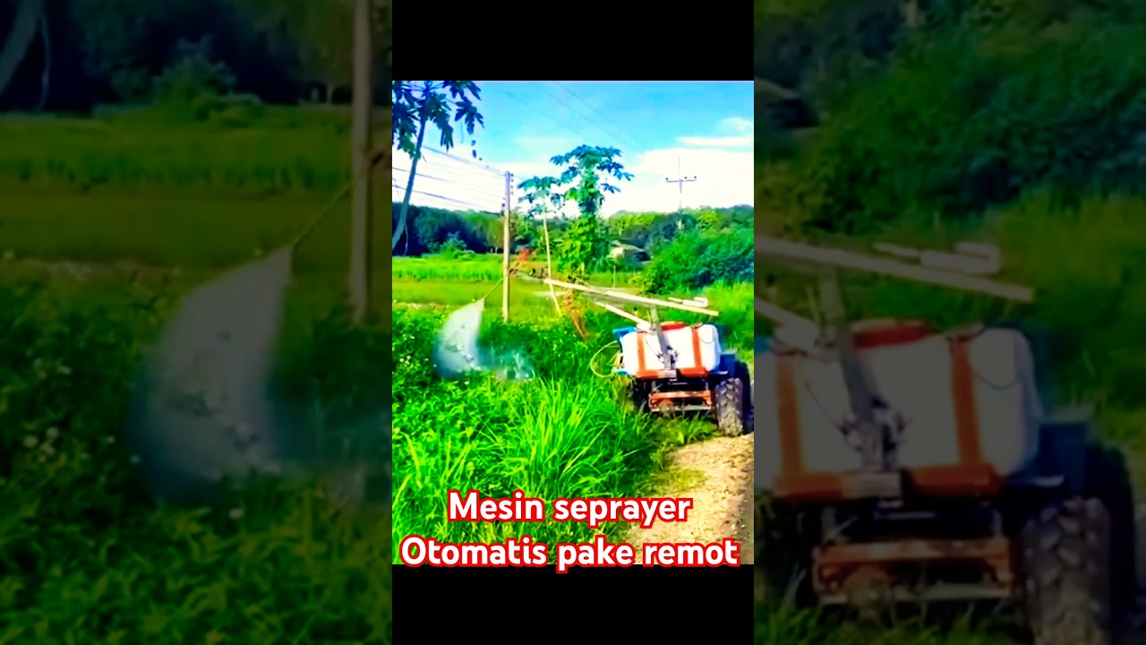 Mesin seprayer otomatis - inovasi pertanian #pertanian #farming #tech