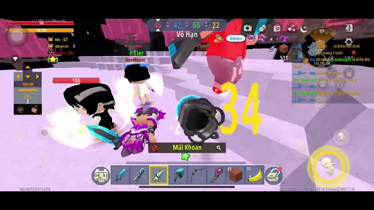 PvP Mini World | Một ngày bth chs pvp:()