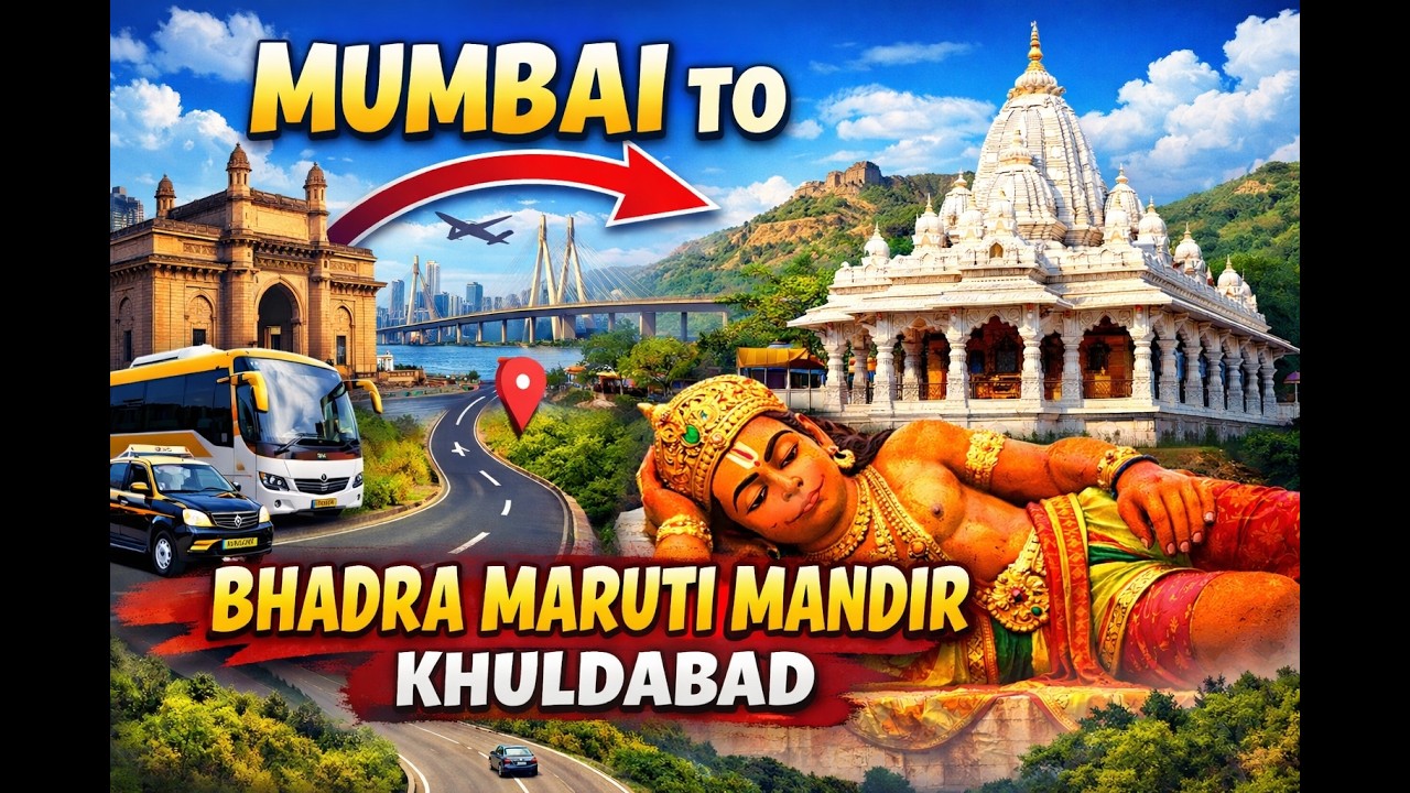 Mumbai to Bhadra Maruti Mandir Khuldabad 🚗🙏 | Road Trip | Shani Dev Darshan | Travel Vlog