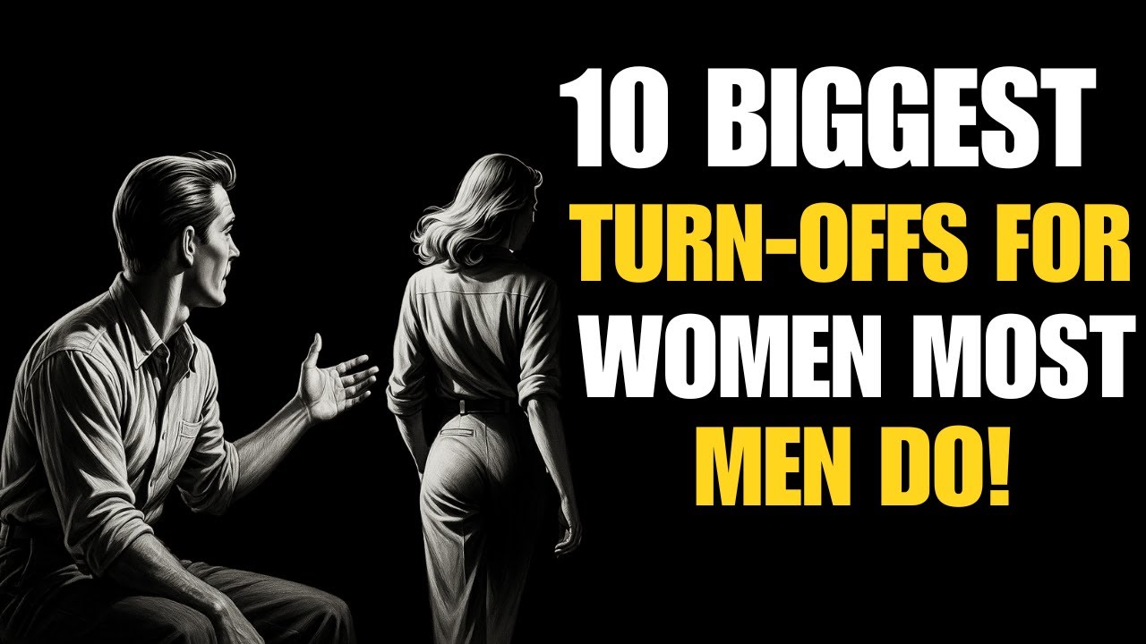 10 BIGGEST Turn Offs For Women MOST Men Do! | Stoic Psychology