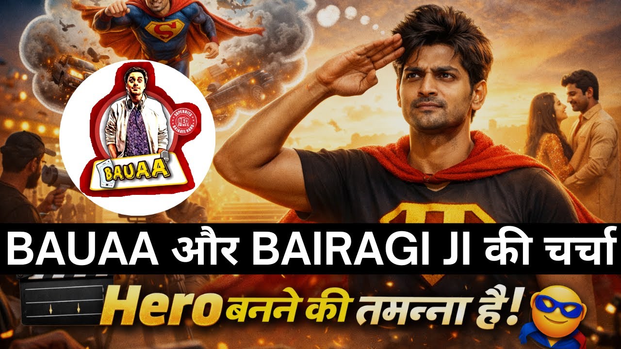 Bauaa और Bairagi Ji की चर्चा - Hero बनने की तमन्ना है | NON STOP COMEDY