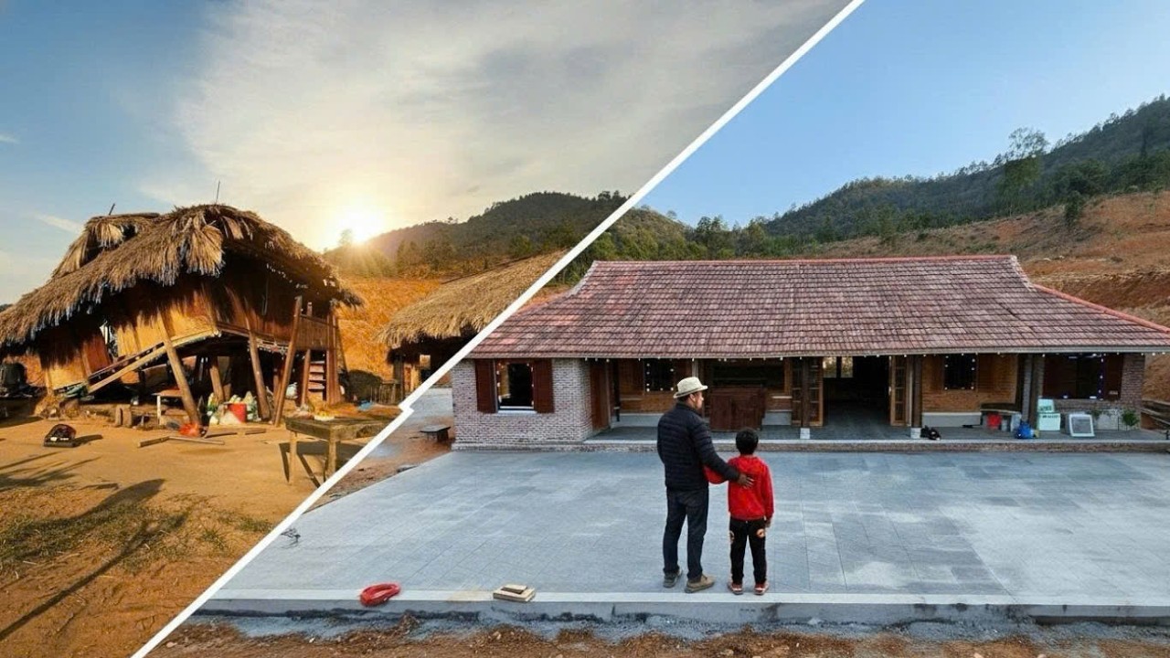 The Orphan Child Is Full of Pride in His Wonderful Father and Happily Lives in His Dream Home.