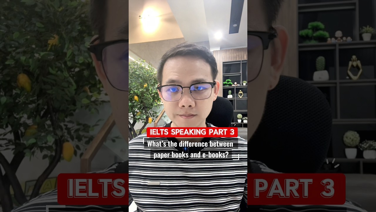 ПРИМЕР IELTS SPEAKING ЧАСТЬ 3: В чем разница между бумажными и электронными книгами?