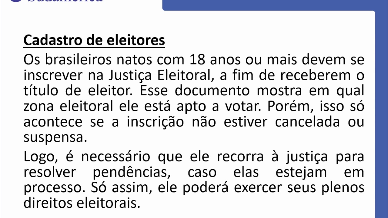 Fases do Processo Eleitoral