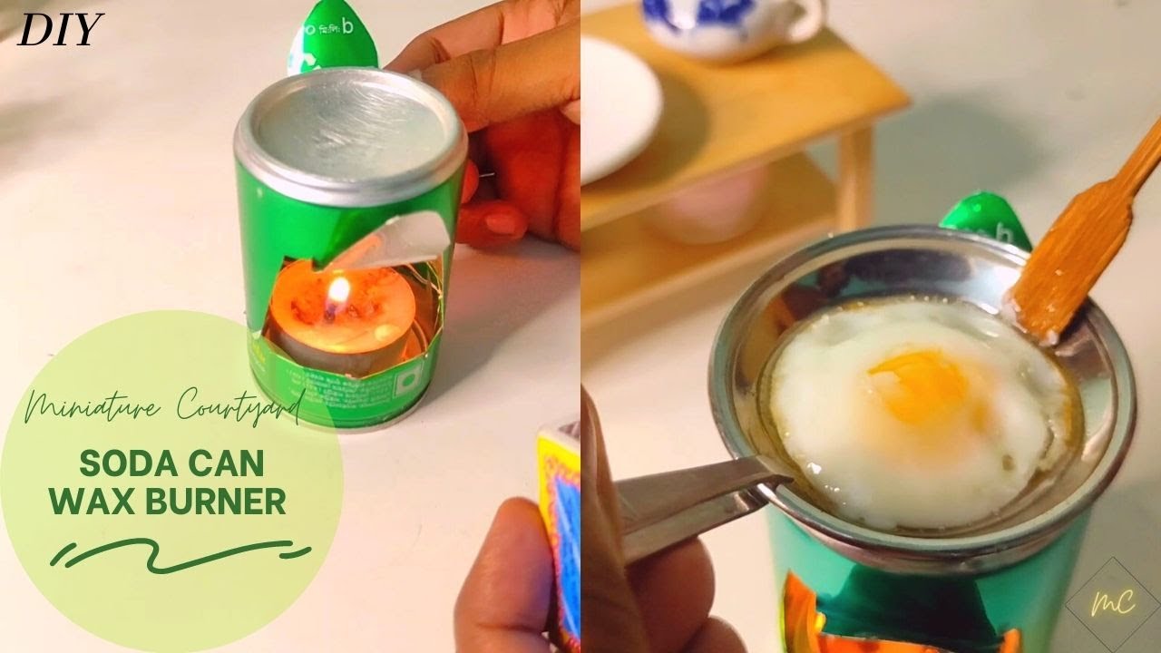 Miniature Soda Can Wax Burner |How to Make a DIY Wax Stove