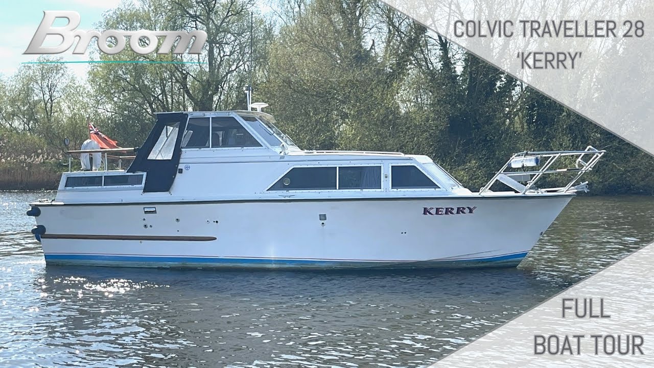 Colvic Traveller 28 | Full Boat Tour | For Sale With Broom Boat Sales
