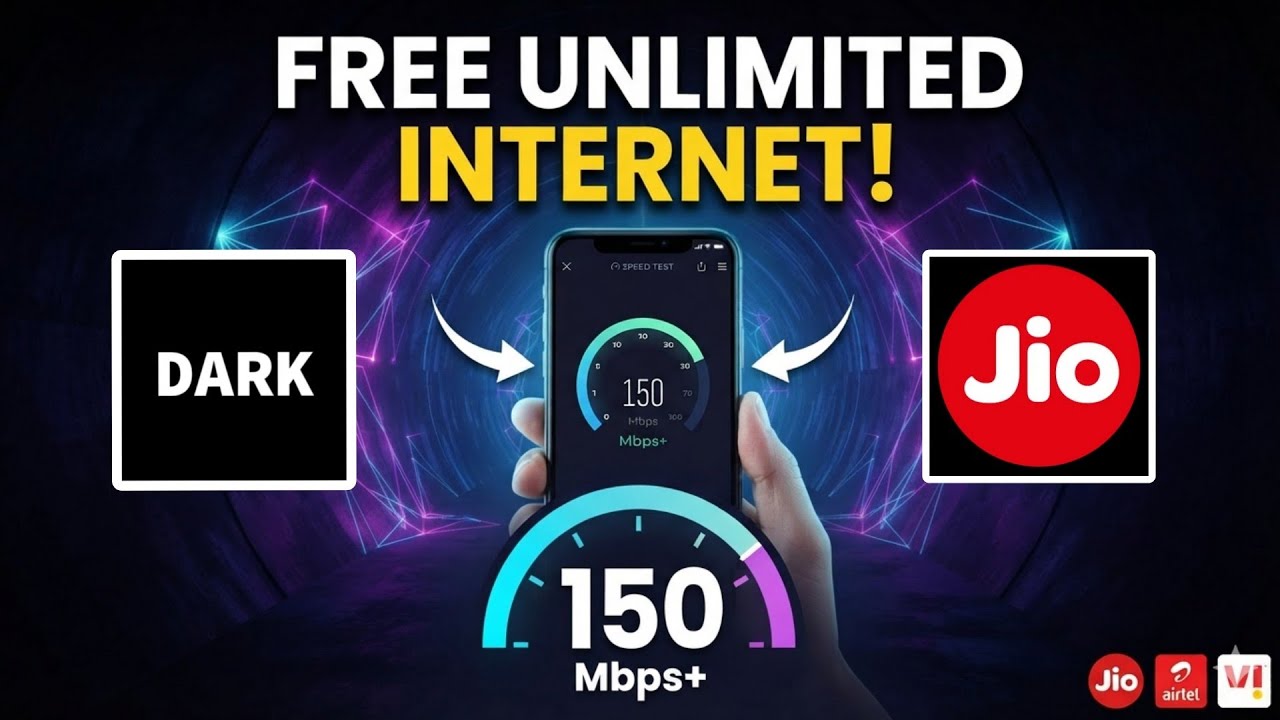 JIO FREE INTERNET FILE  l  JIO DARK TUNNEL FILE l JIO CONFIG FILE