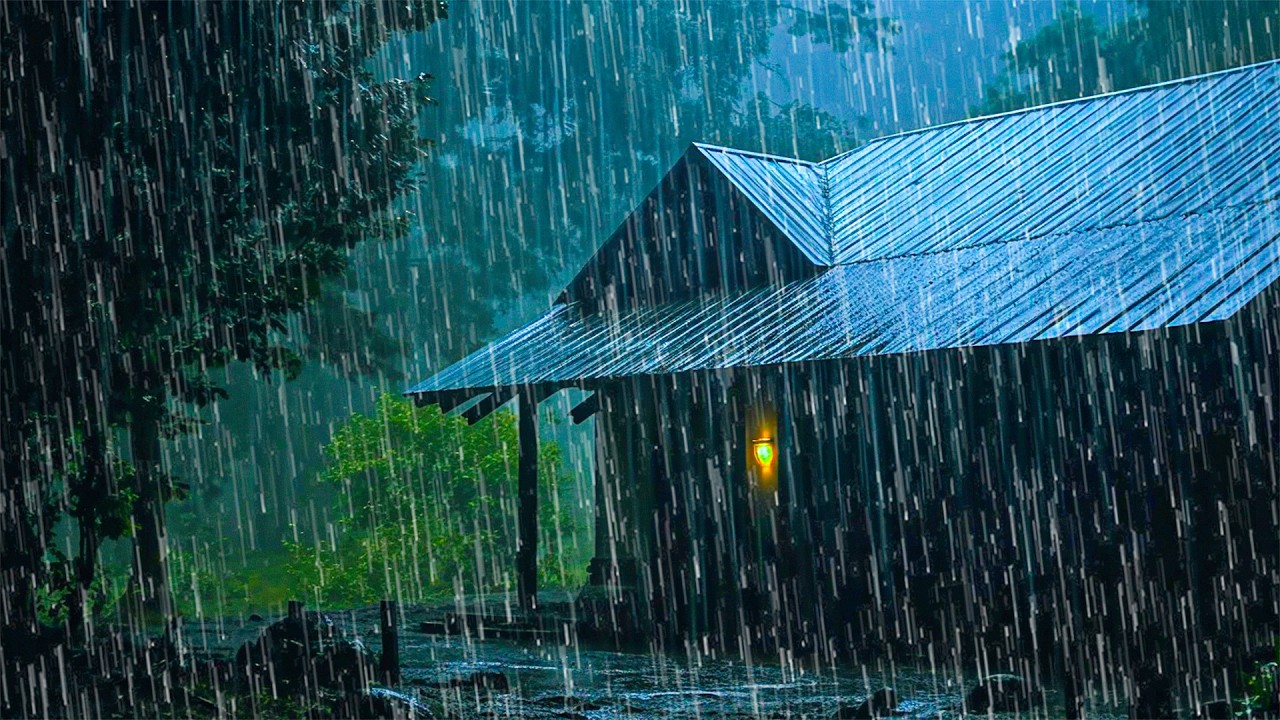 Rain Sounds for Sleep &ndash; Night Rain & Distant Thunder for Focus, Work, and Rest