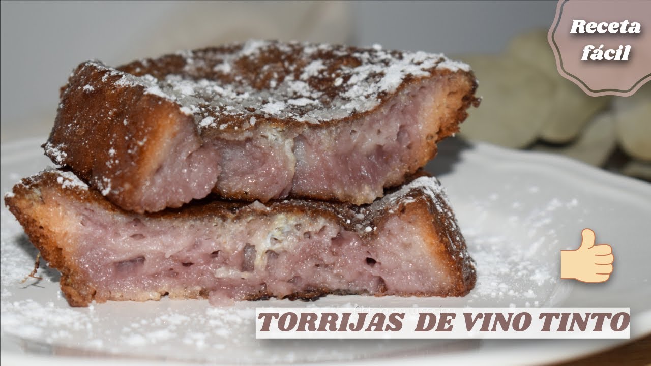 TORRIJAS DE VINO TINTO 🍷 Postre tradicional de Semana Santa