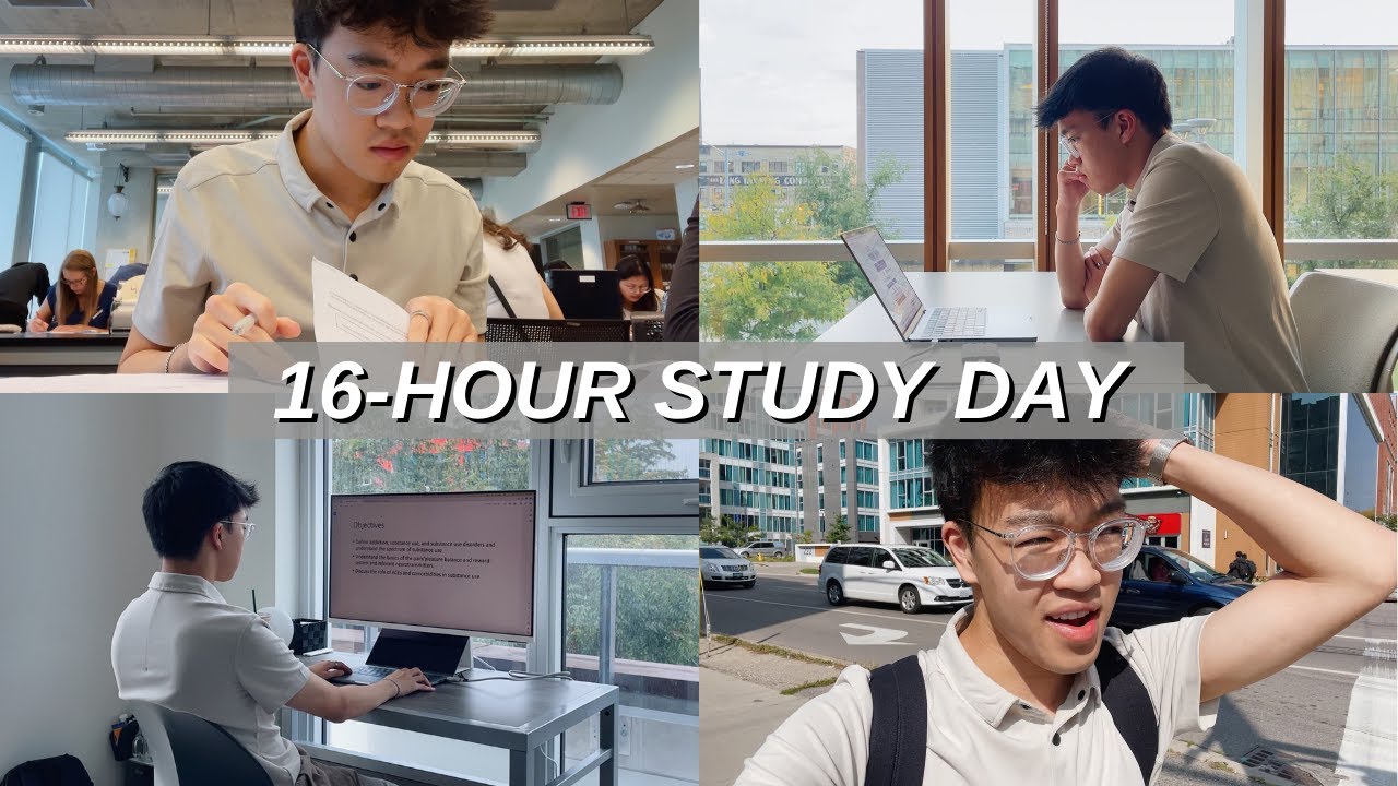 STUDY VLOG | my PRODUCTIVE 16-HOUR DAY as a STUDENT *how to EXTEND your STUDY ROUTINE by HOURS*