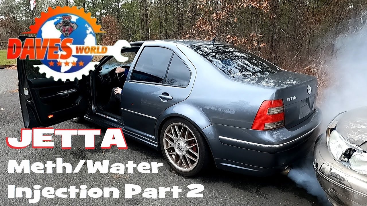 Jetta meth injection day 2 Dave's World Jetta build K04 Swap