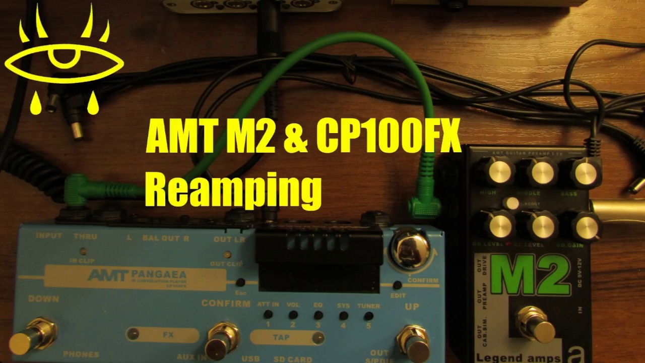 Reamping Lasse Lamert's riffs with AMT M2 and CP-100FX Pangaea