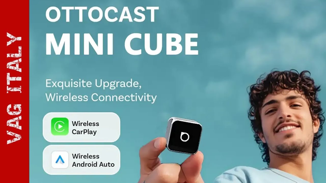 Ottocast Mini Cube 3.0 connette Apple CarPlay e Android Auto in Wireless ed è piccolissimo!