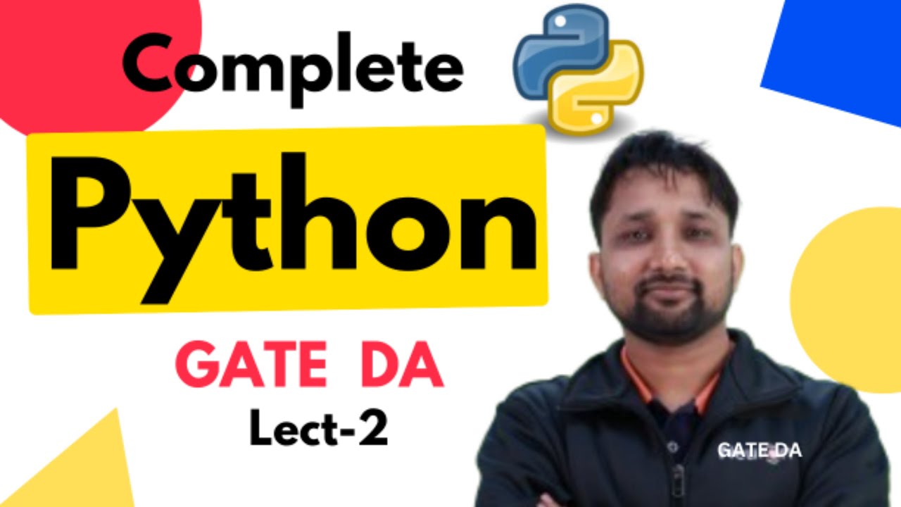 Data Types | Lecture 2 | Python Complete Course | GATE DA | Puneet Kansal