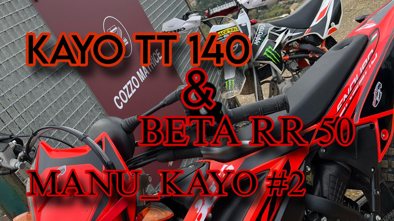 KAYO TT 140 & BETA RR 50 FULL GAS (gopro hero 12)