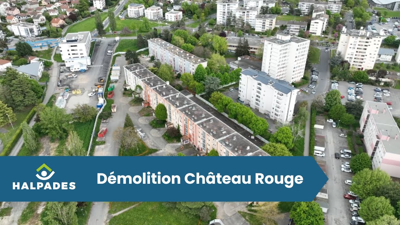 Démolition château rouge - Annemasse