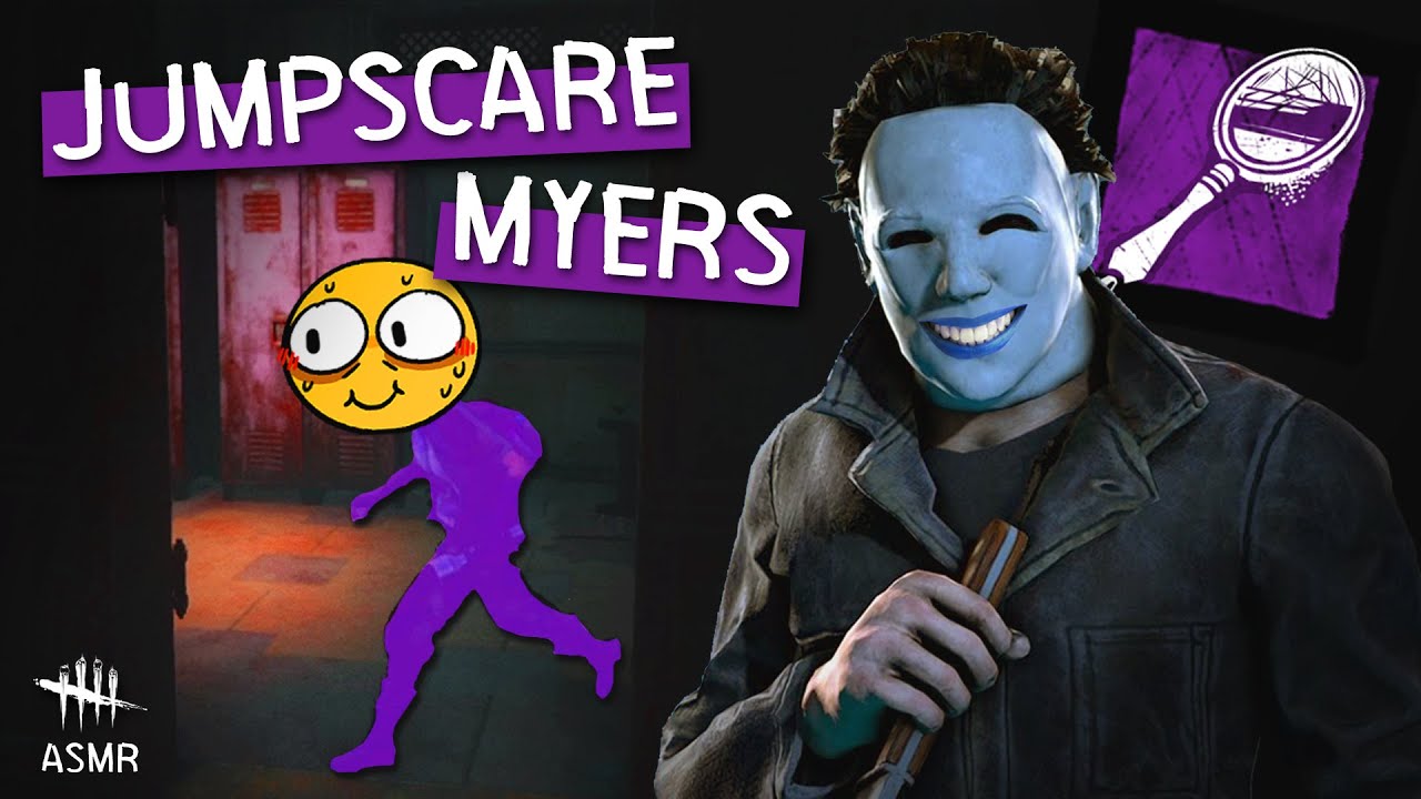 ASMR Gaming 💀 DBD JUMPSCARE MICHAEL MYERS 🔪 Soft Whispering, Keyboard Clicky Sounds