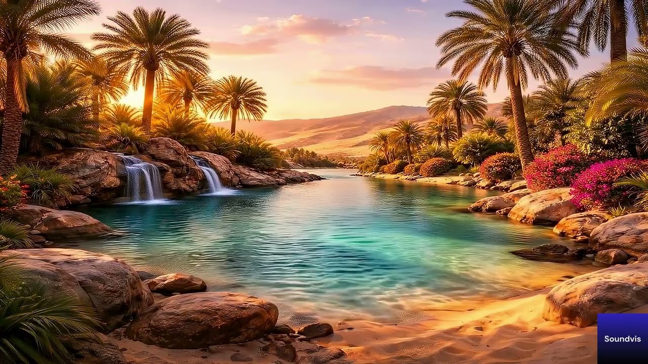Oasis Bloom | Relaxing Instrumental Music With Calm Visuals