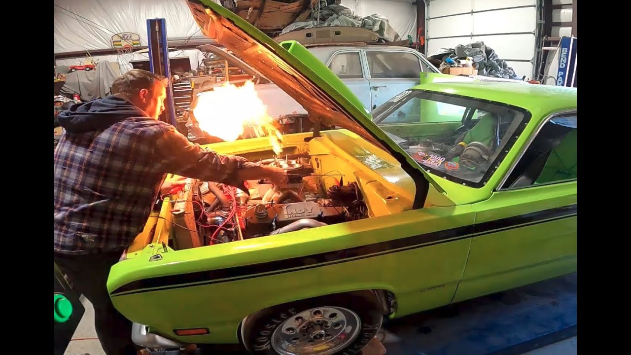 Странные проблемы с дрэг-каром Plymouth Duster 1971 года — я уже хочу на нем поездить!!