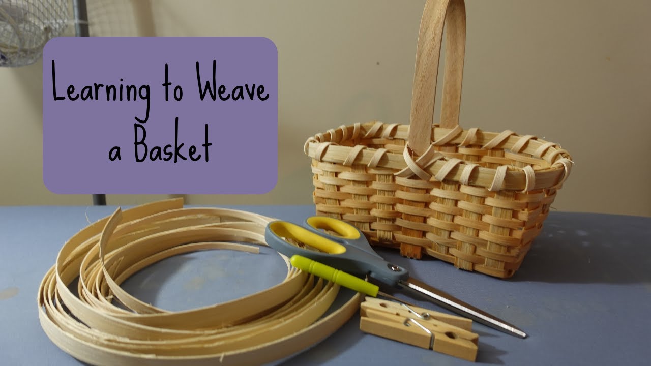 Learning Basket Weaving | I Tried Weaving a Basket | Learning a New Skill