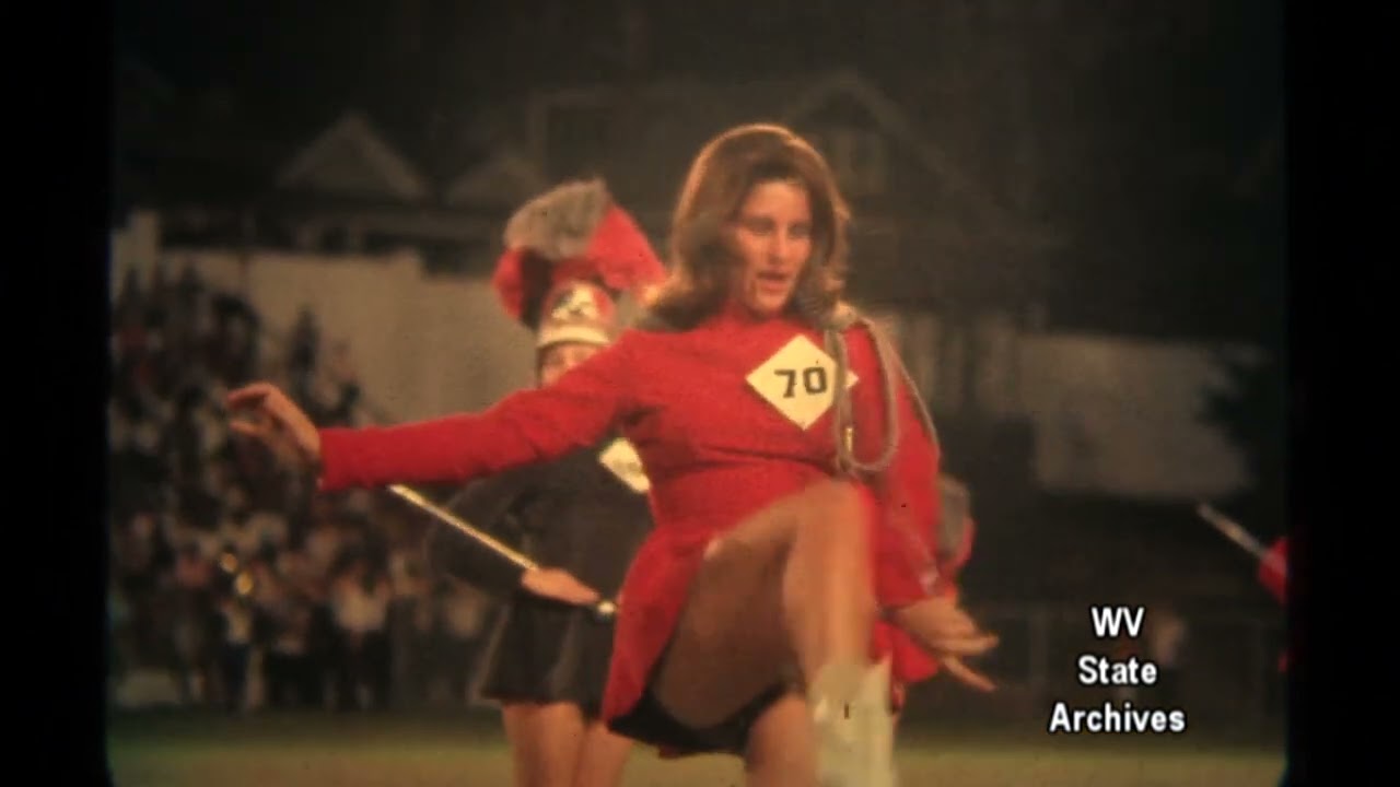WM Bill Kelley Collection Kanawha County Majorette Festival ca  1965