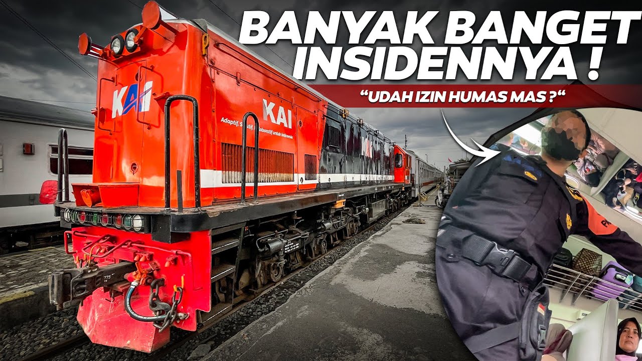 BANYAK BANGET INSIDEN! DITEGUR SAMPAI KETEMPER LORI SAWIT | Trip KA Serelo Palembang - Lubuk Linggau