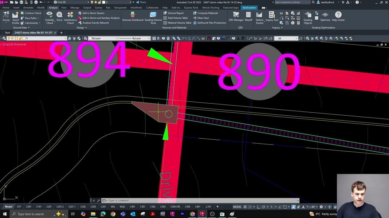6.5A Pipe Design - C3D Pipe HGLs & Hydraflow Storm Sewers