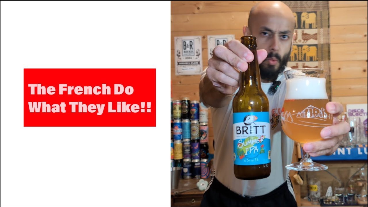 Gold Medal IPA From France | BRITT - Summer IPA | Beer Review 050