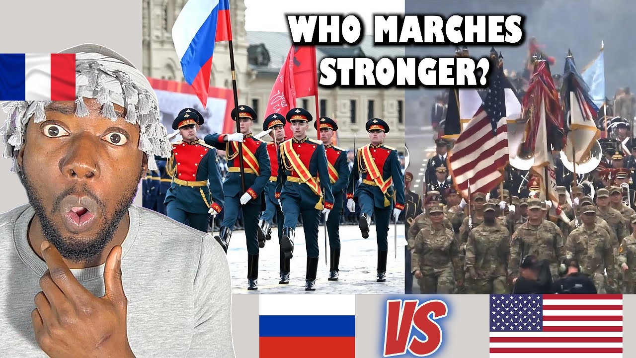 Russia vs. USA Military Parade Comparison (2025) | Marching with Pride⎢REACTION !