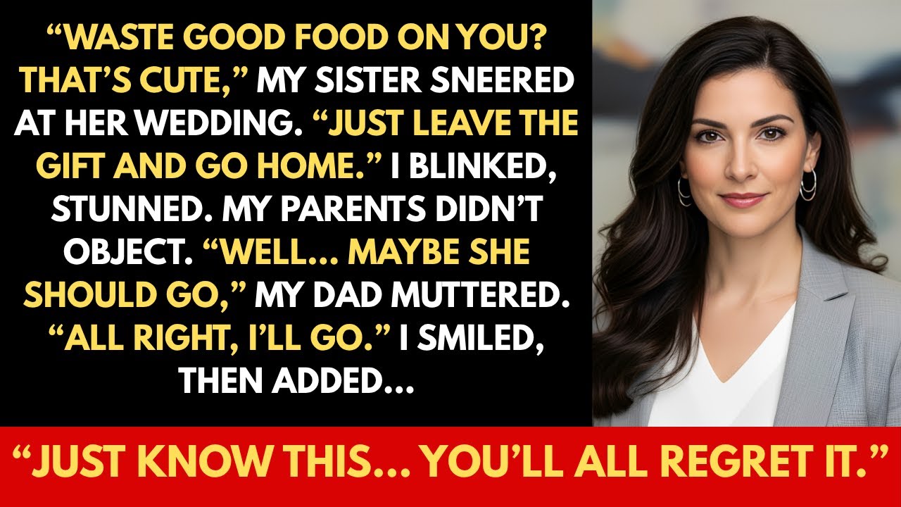 At My Sister&rsquo;s Wedding, She Refused Me Food and Mocked Me &mdash; My Parents Agreed But Then My Family