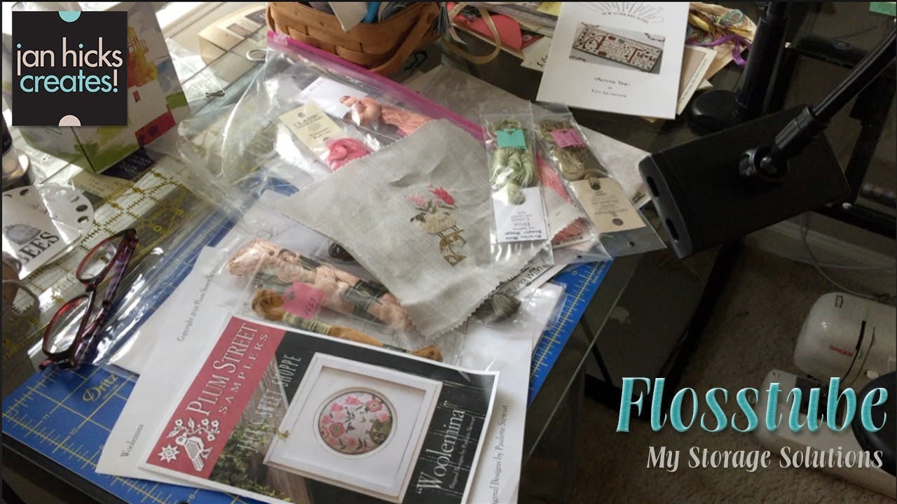 Ян Хикс создаёт — Flosstube — мои решения для хранения вышивки крестом