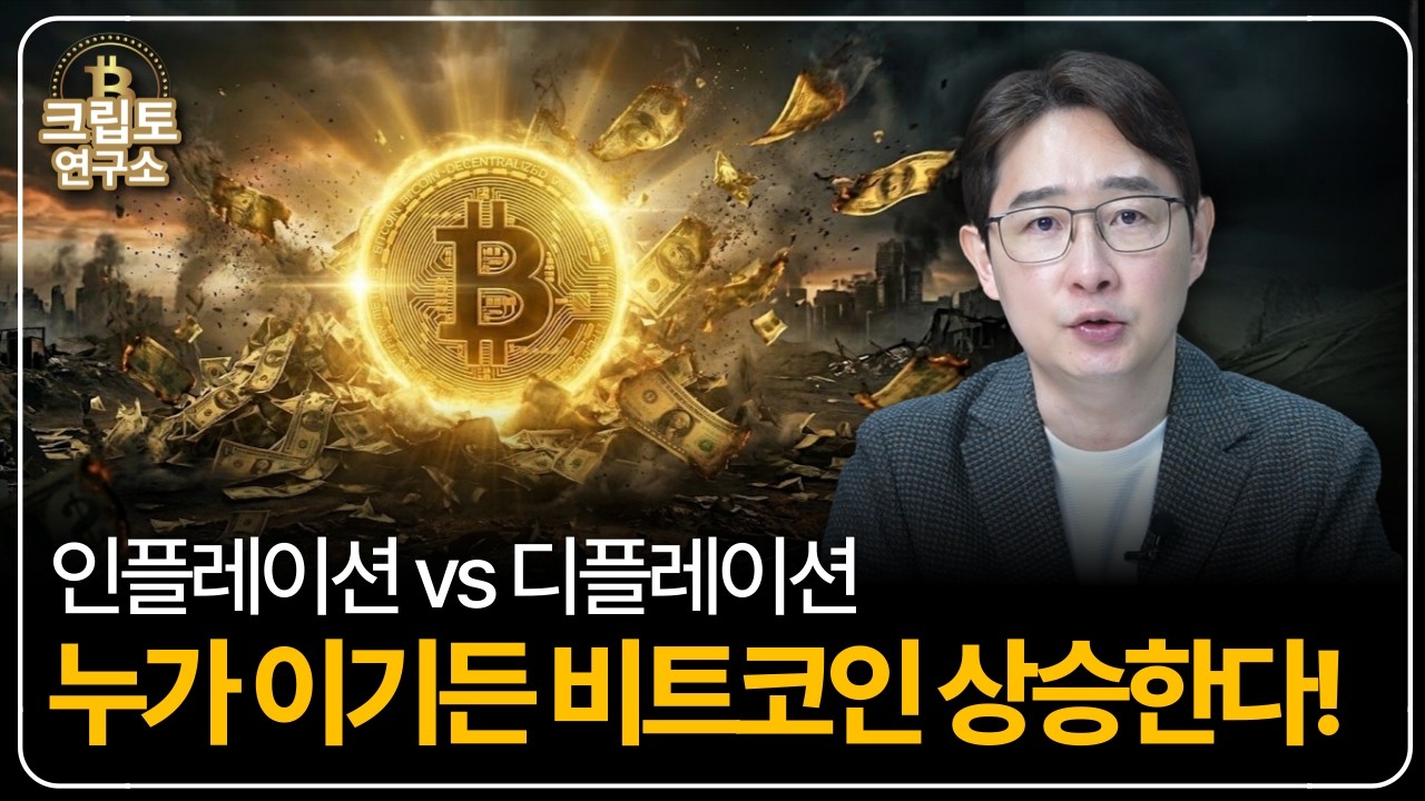 인플레이션 vs 디플레이션, 누가 이기든 비트코인 상승한다!ㅣ박작가의 크립토 연구소