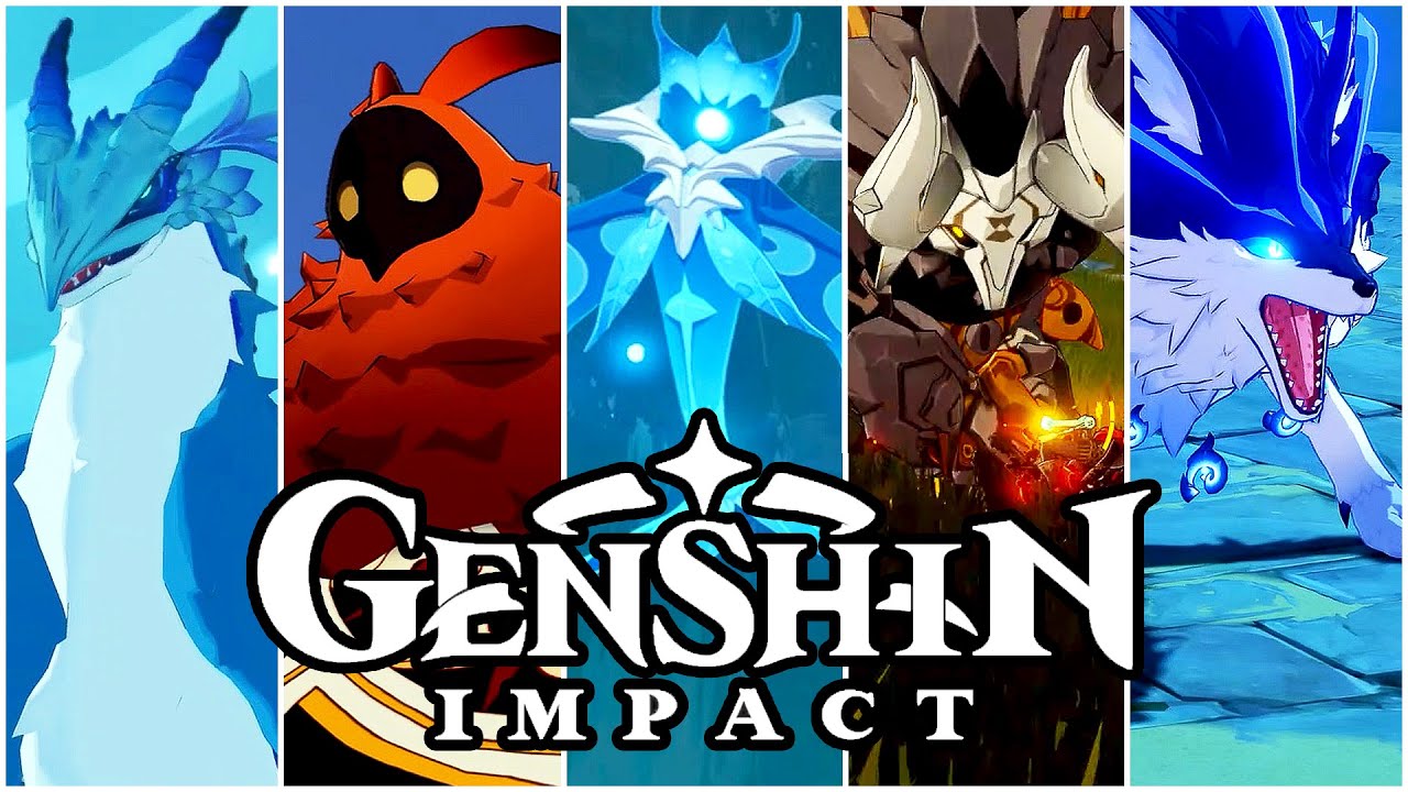 Genshin Impact - All Boss Fights  