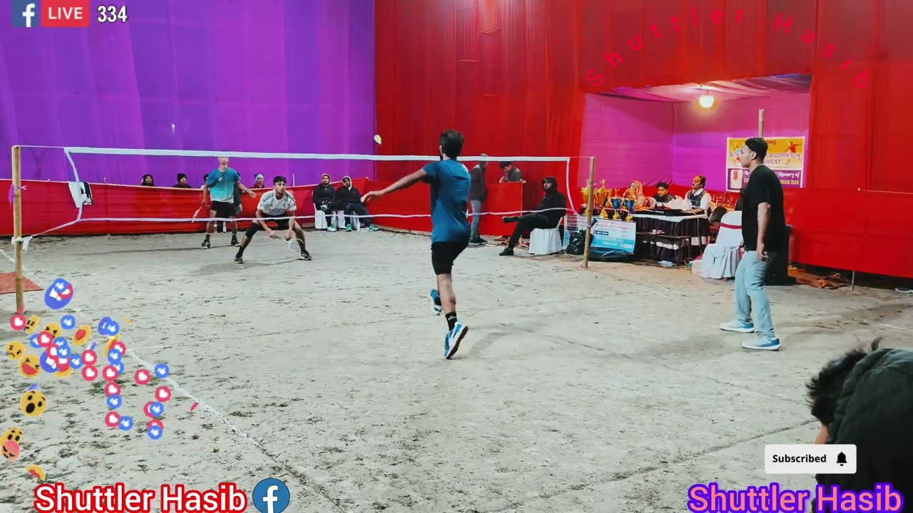 Big Final_High_voltage_Mattch 🔥🏸🏆🥇(Babu & Kp) vs (Debasish & Vicky) At_Badarpur #badminton #youtube 