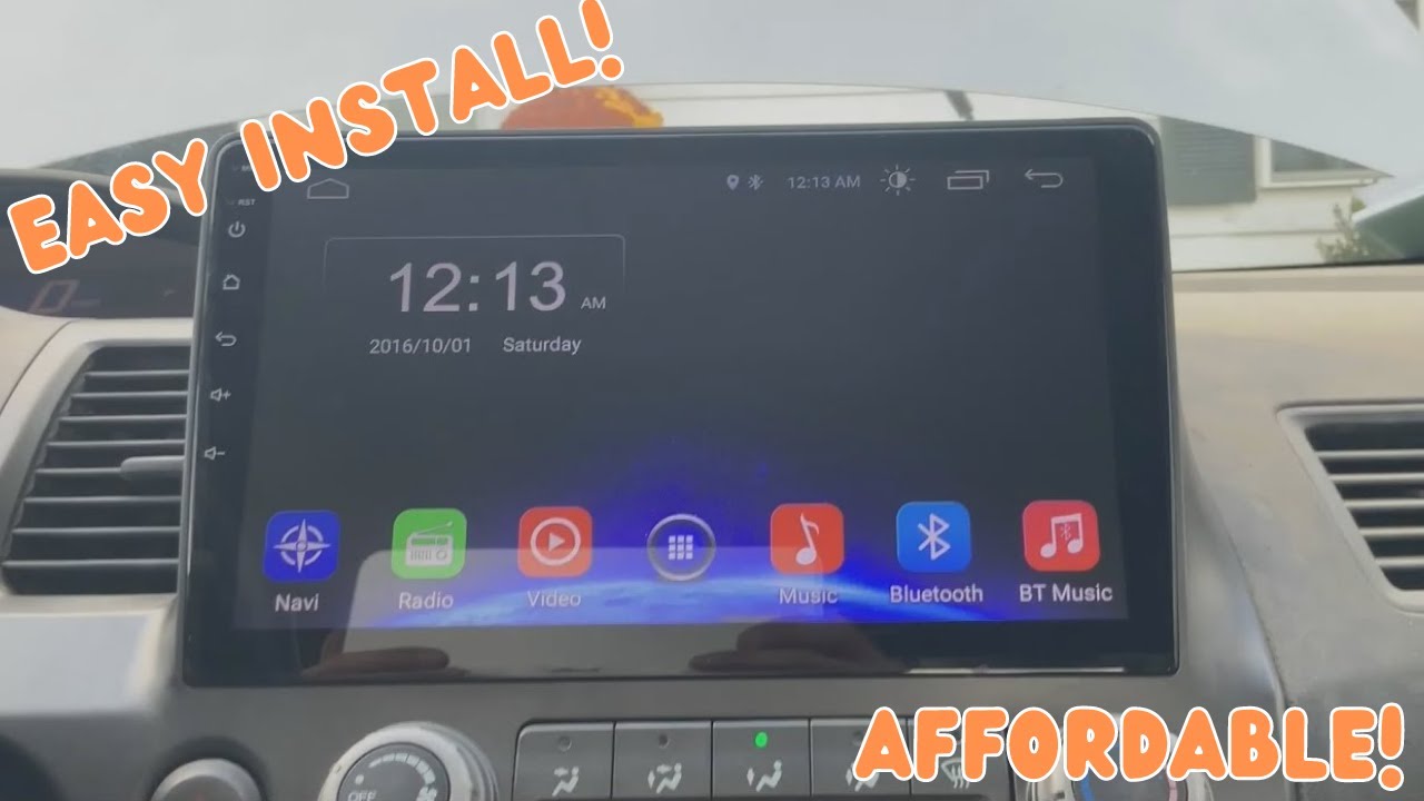 Installing a Touch Screen Radio on a 2008 Honda Civic