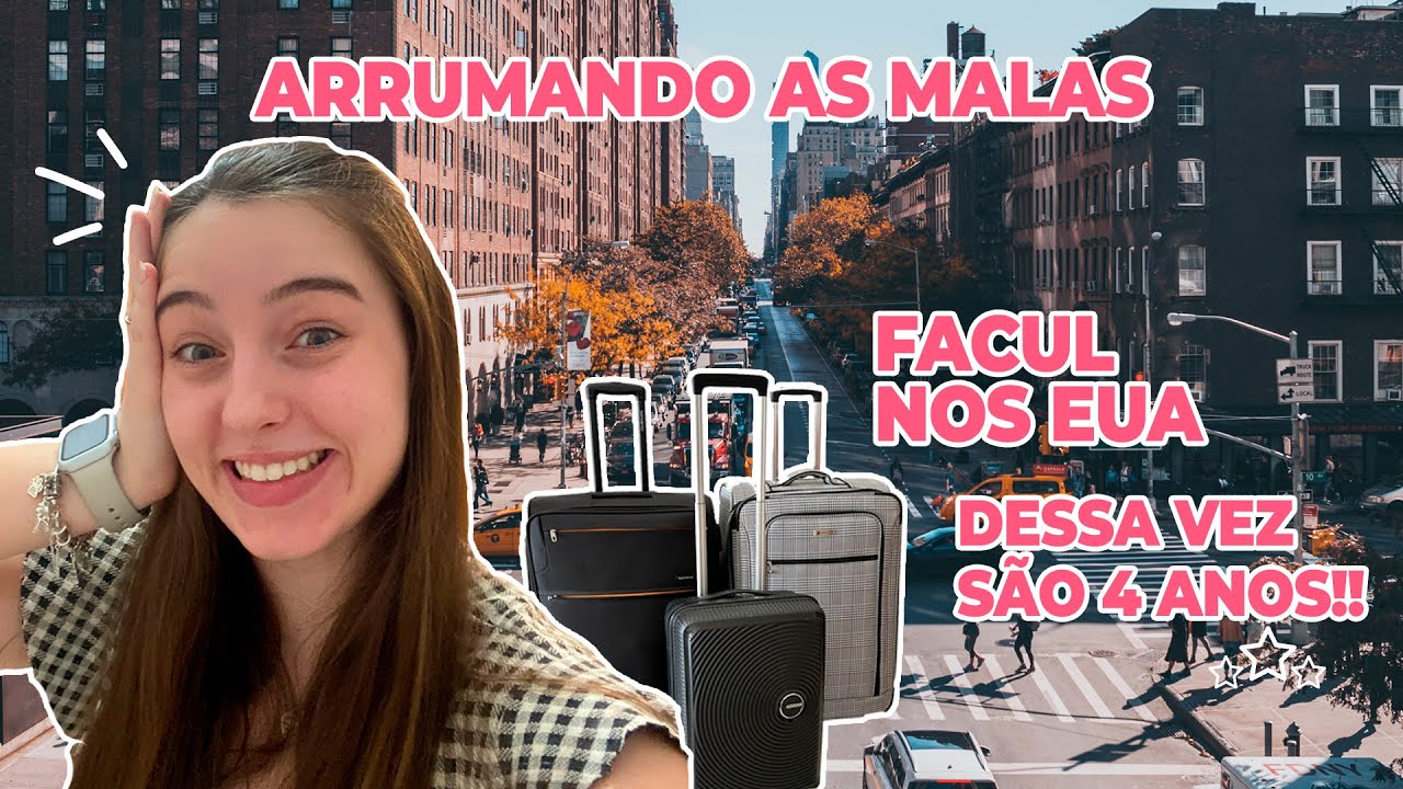 ARRUMANDO AS MALAS PRA FACULDADE NOS EUA!