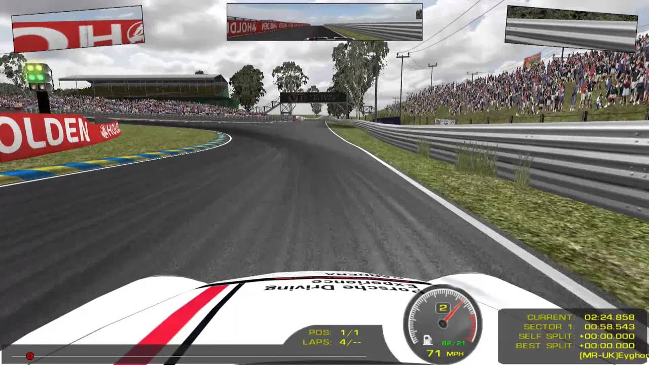 rFactor1 - Porsche Practice @ Bathurst 25-08-15