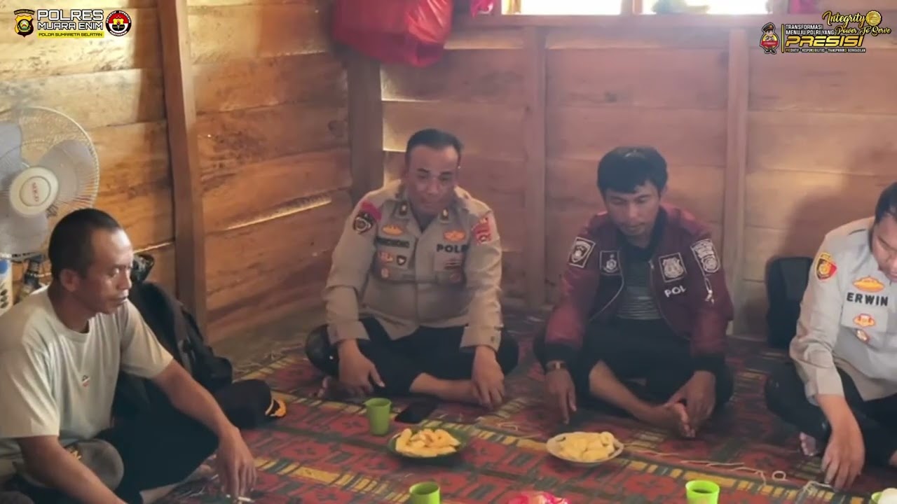 Tak Surut Meski Terendam Banjir, Polres Muara Enim Turun Langsung Dukung Ketahanan Pangan