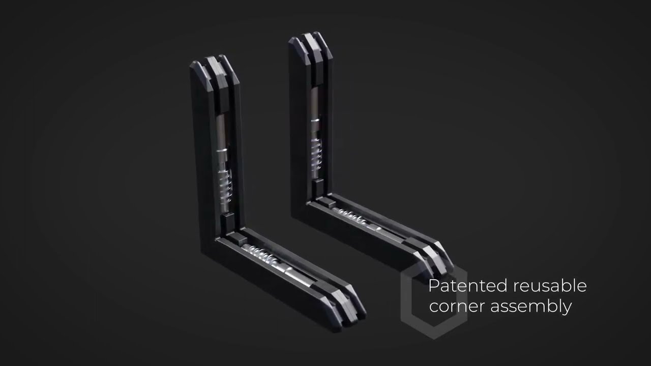 Sheerline's Patented Corner Assembly