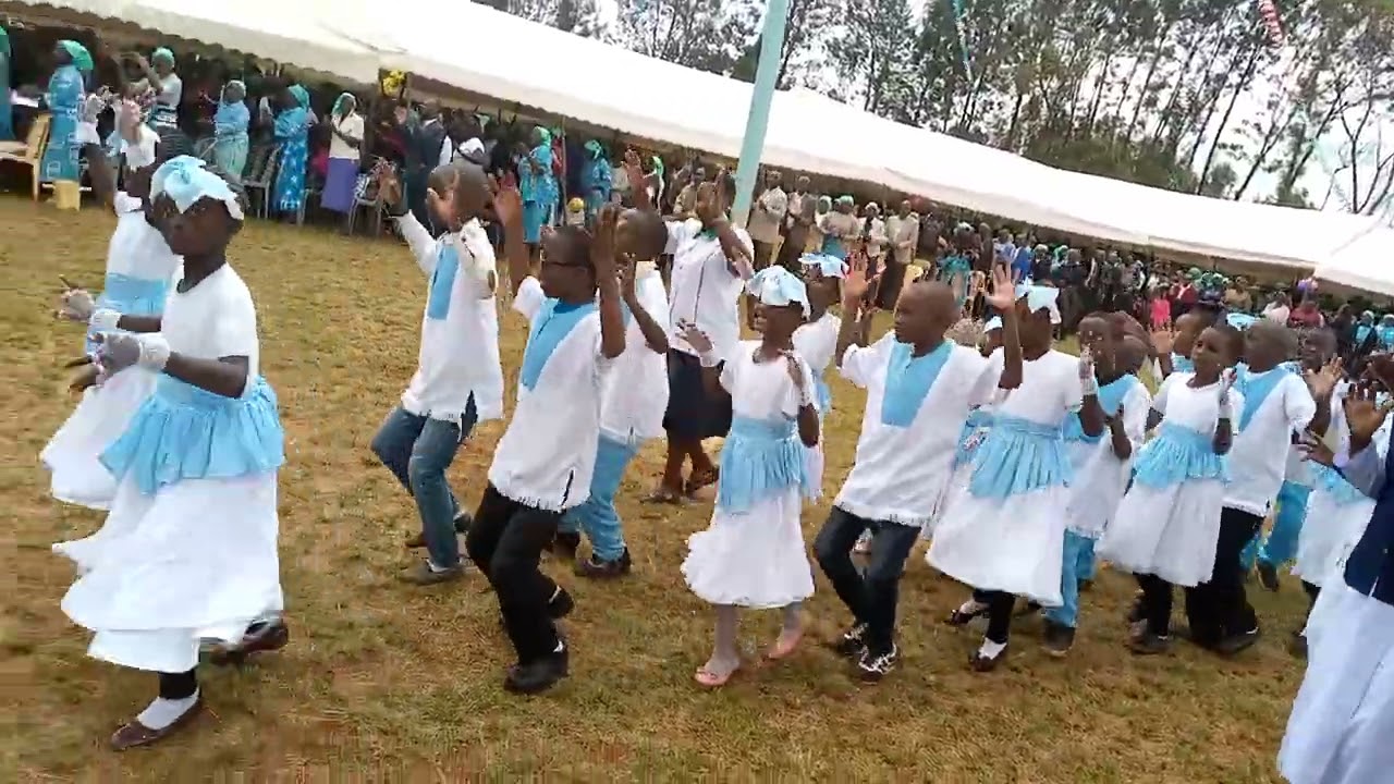 PMC Embu children dancing during Diocesan family day at kevote parish 2022