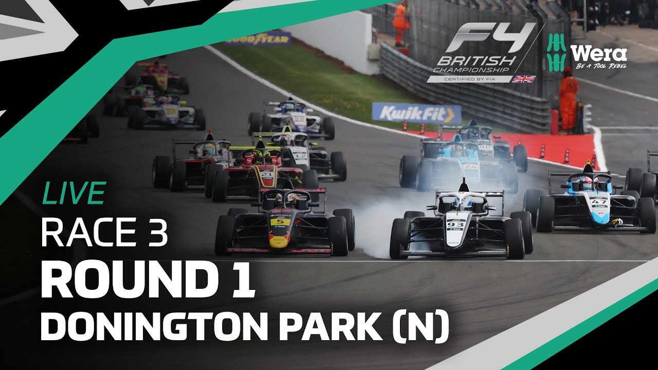 📺 LIVE | Race 3 | Round 1, Donington Park National | Wera Tools British F4